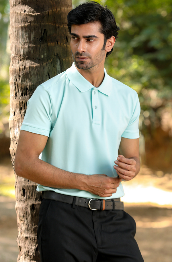 Prime Polo Shirt - Aqua Green