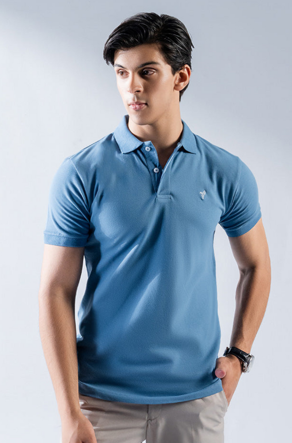 Club Polo Shirt - Shadow Blue
