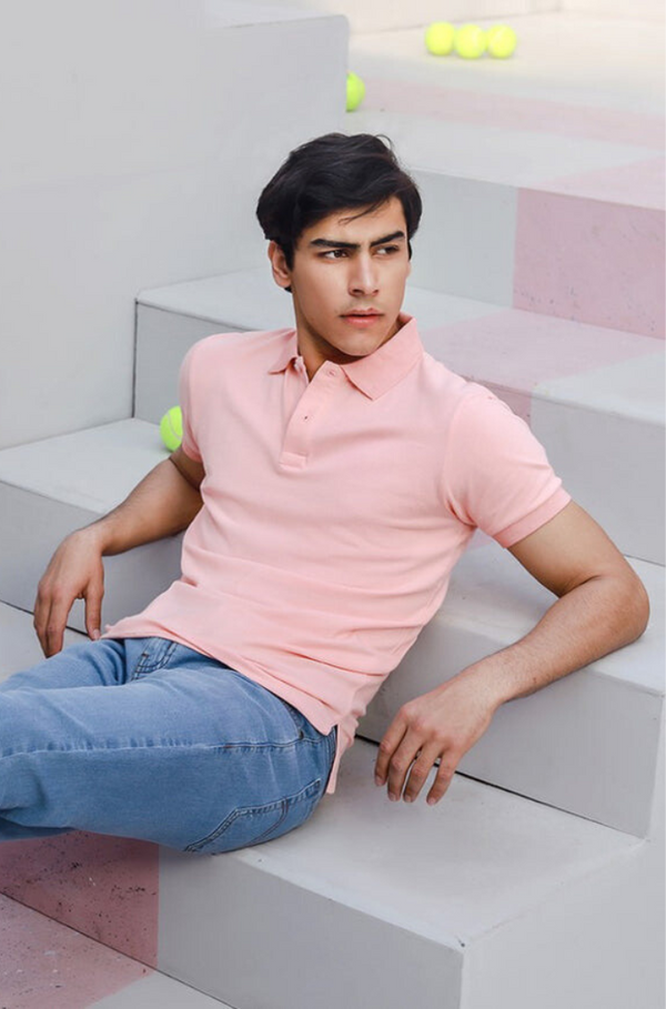 Club Polo Shirt - Summer Pink