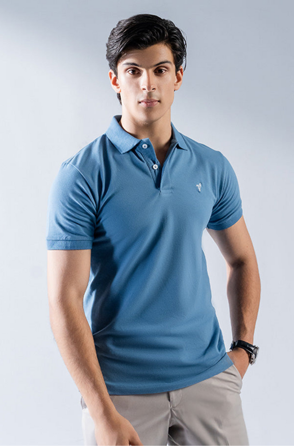 Club Polo Shirt - Shadow Blue