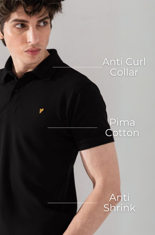 Club Polo Shirt - Black