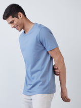 Pima Classic Tee - Light Blue - Armenio