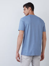 Pima Classic Tee - Light Blue - Armenio