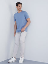 Pima Classic Tee - Light Blue - Armenio