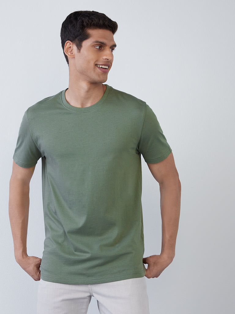 Pima Classic Tee - Green - Armenio