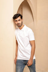 Prime Polo Shirt - White - Armenio