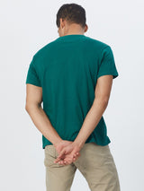 Pima Classic Tee - Marine Green - Armenio