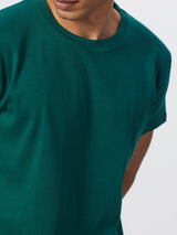 Pima Classic Tee - Marine Green - Armenio